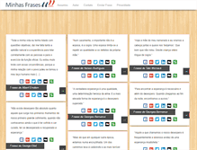 Tablet Screenshot of minhasfrases.com